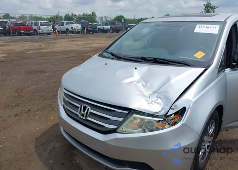 2013 Honda Odyssey Ex-L из США, поврежденный, VIN 5FNRL5H61DB062941